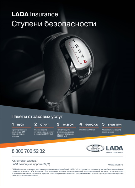 LADA Insurance Ступени безопасности