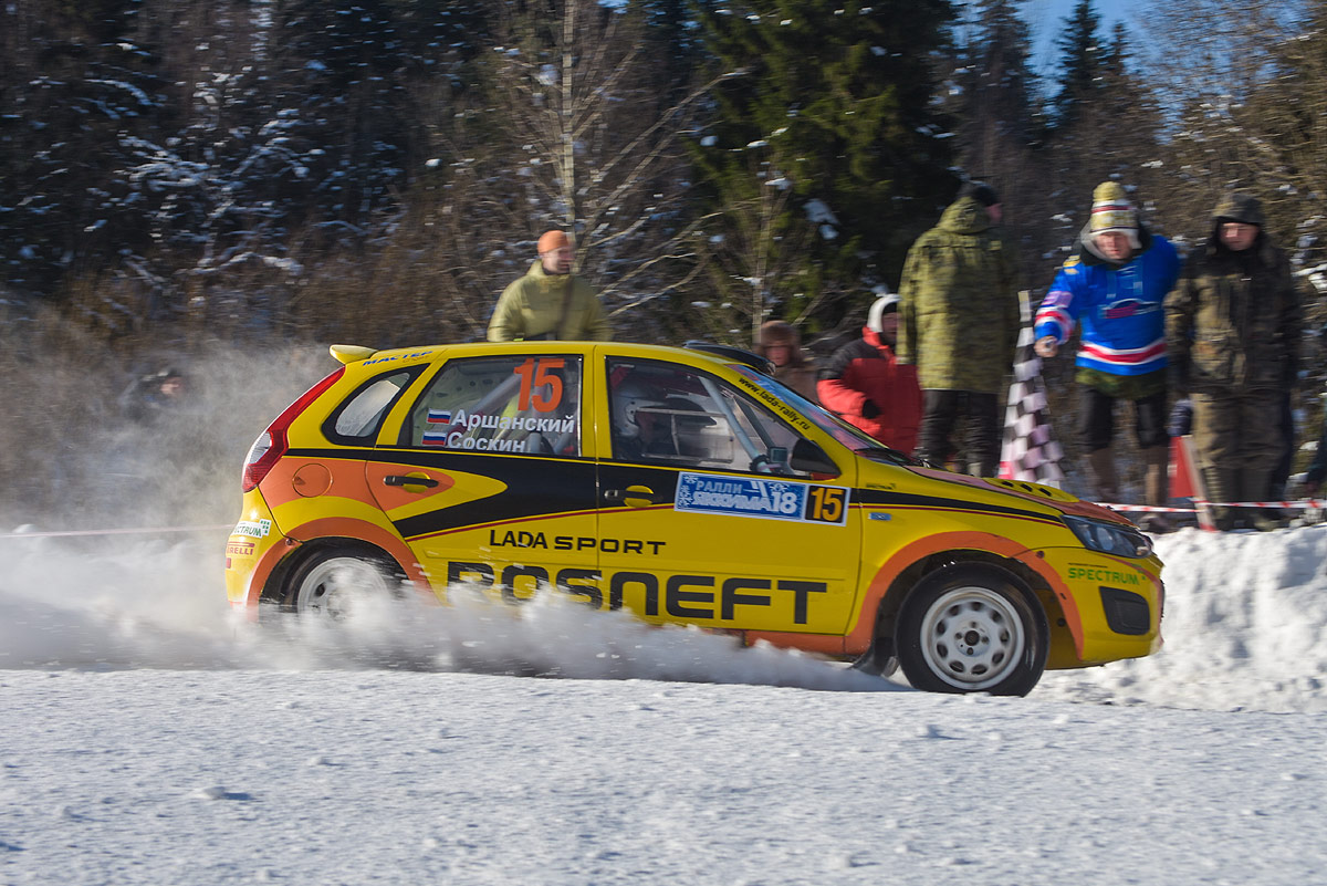 Убедительная победа LADA Sport ROSNEFT на ледовых дорогах Карелии