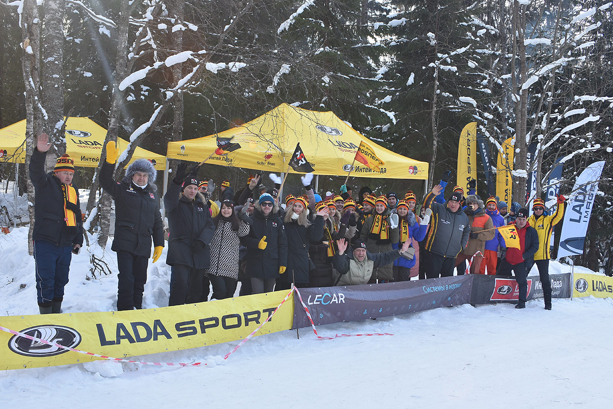 Убедительная победа LADA Sport ROSNEFT на ледовых дорогах Карелии