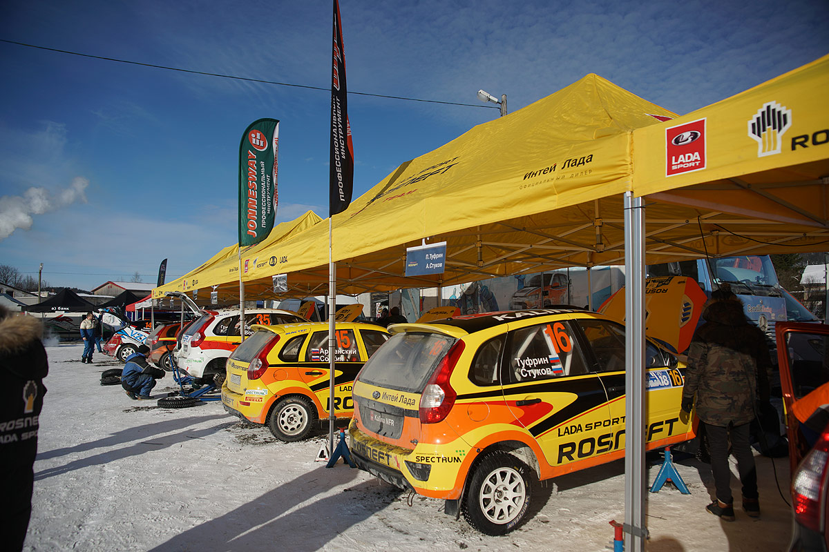 Убедительная победа LADA Sport ROSNEFT на ледовых дорогах Карелии