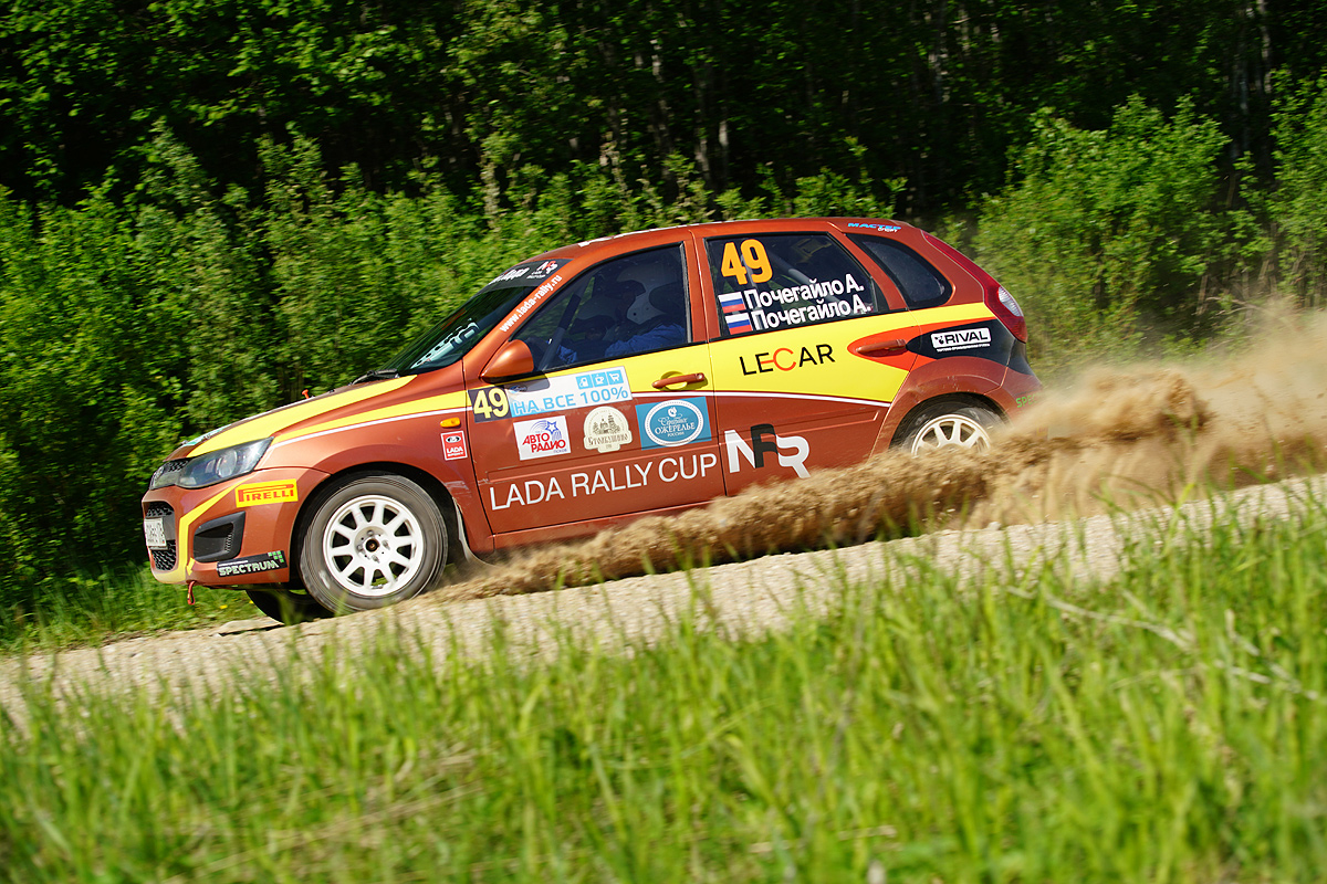 Третий этап LADA Rally Cup состоялся в Пушкинских Горах