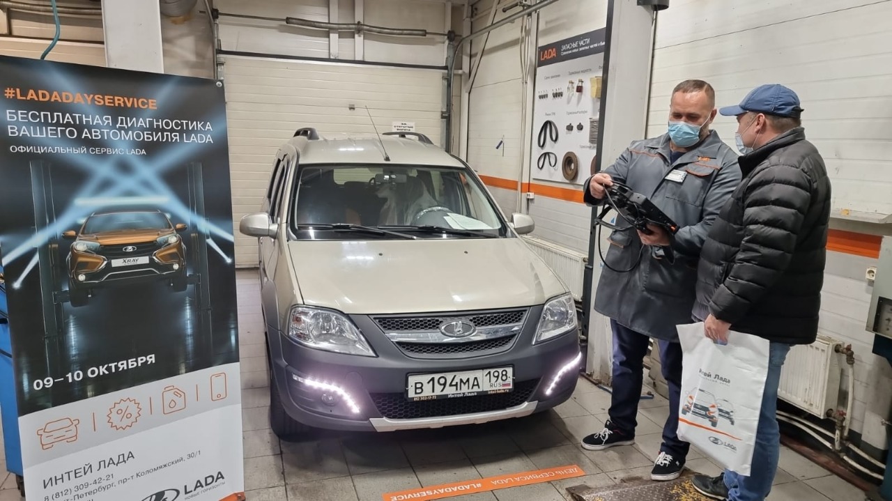 В ИНТЕЙ ЛАДА ПРОШЛИ SERVICE - ДНИ! - АВТОЦЕНТР ИНТЕЙ ЛАДА - дилер LADA в г.  Санкт-Петербург