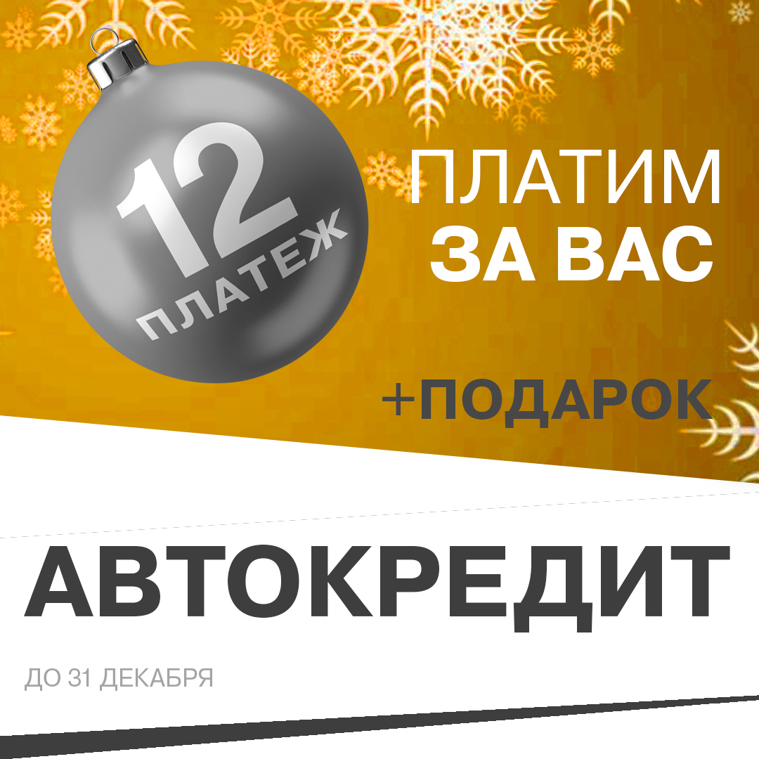 Каждый 12ый платеж платим за вас по автокредиту!
