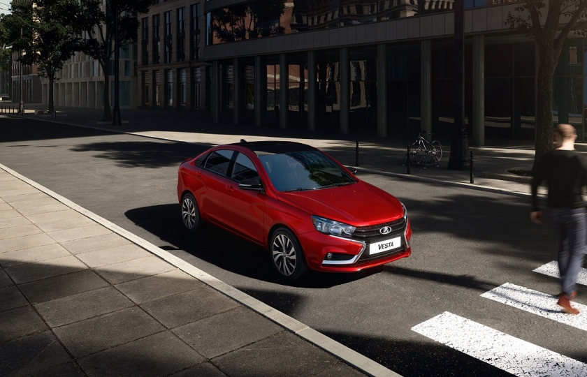 Стартовали продажи LADA Vesta Sport c пакетом «двухцветная окраска»