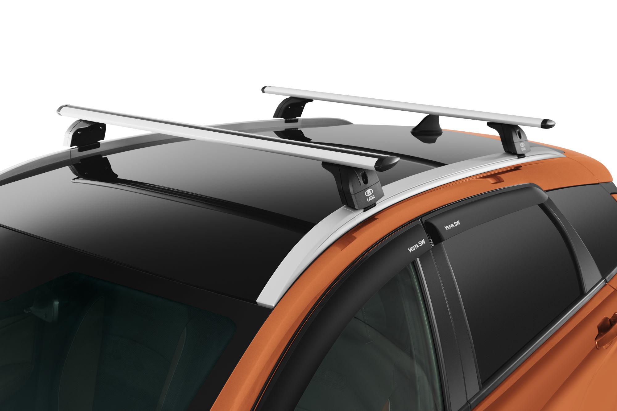 Багажник в сборе (аэродинамический профиль дуги) для комплектации с рейлингами