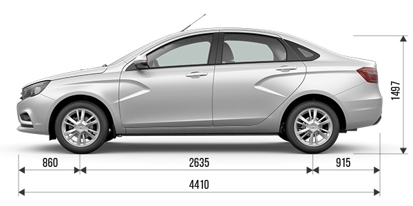 Технические характеристики LADA Vesta CNG