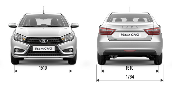 Технические характеристики LADA Vesta CNG
